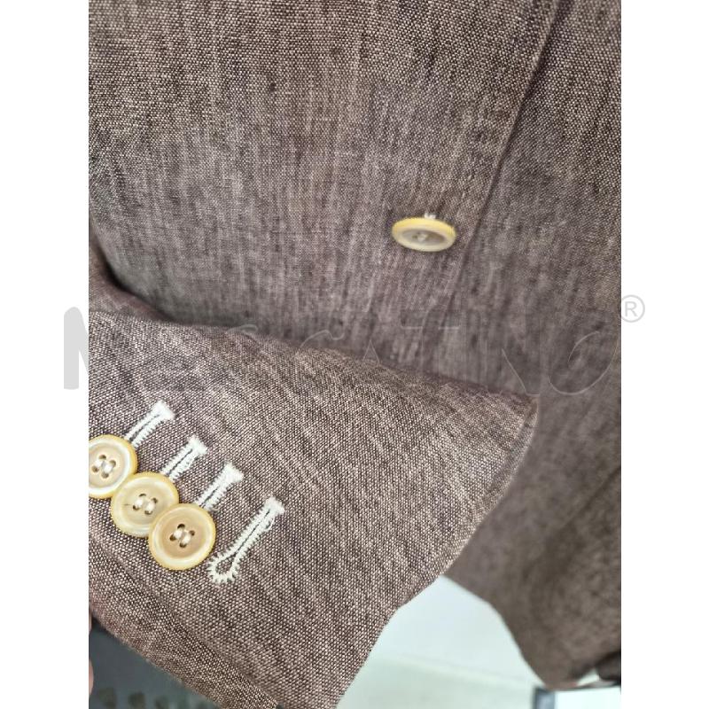 GIACCA UOMO HIGH GENERATION MARRONE LINO | Mercatino dell'Usato Arcore 3