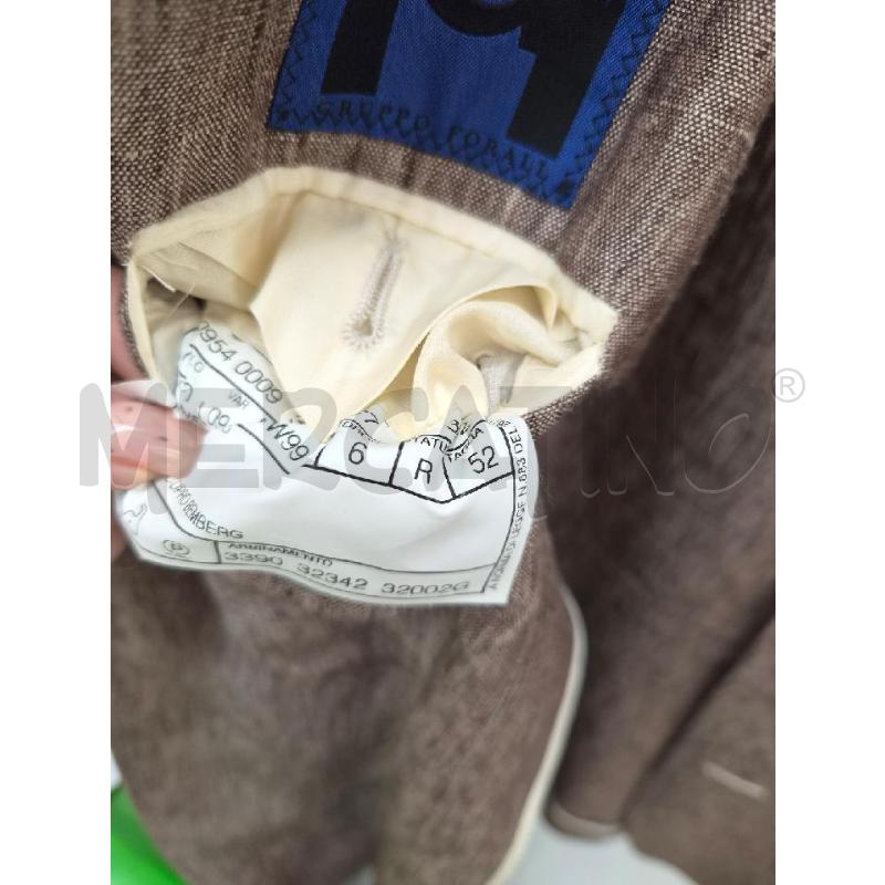 GIACCA UOMO HIGH GENERATION MARRONE LINO | Mercatino dell'Usato Arcore 4