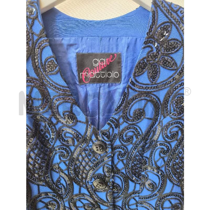GILET DONNA GAI MATTIOLO BLU PAIETTE | Mercatino dell'Usato Arcore 2
