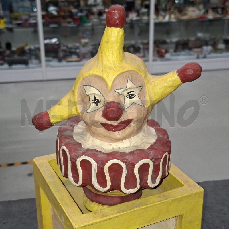 GIOCATTOLO CLOWN CARTA PESTA ANNI 50  | Mercatino dell'Usato Arcore 1