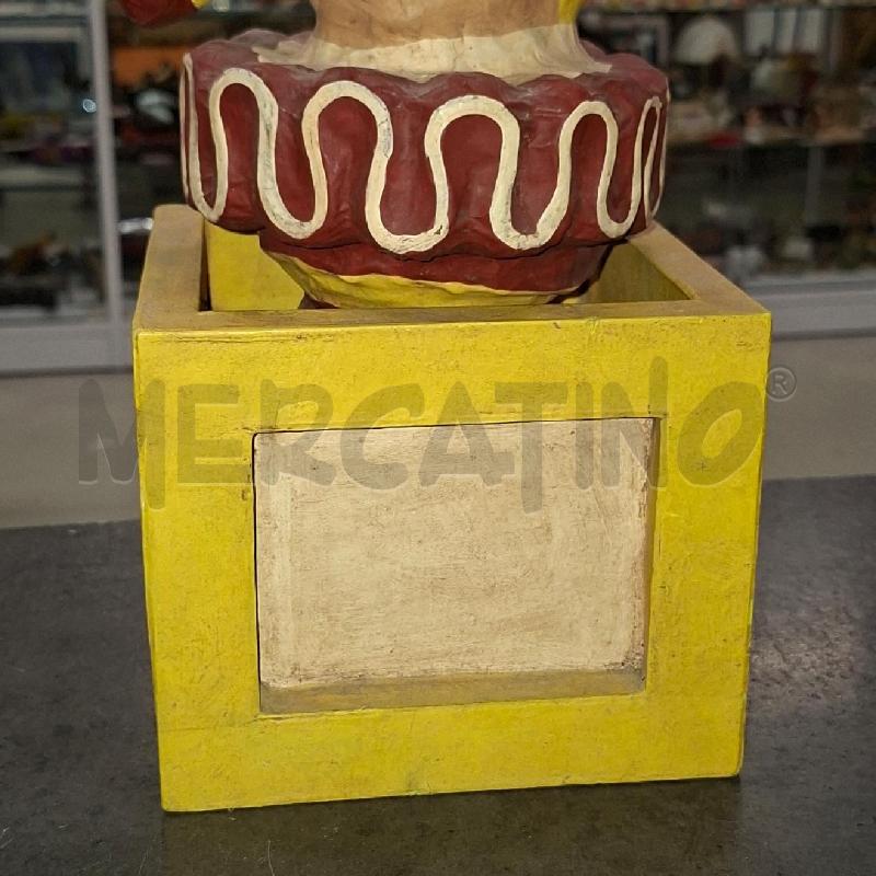 GIOCATTOLO CLOWN CARTA PESTA ANNI 50  | Mercatino dell'Usato Arcore 2