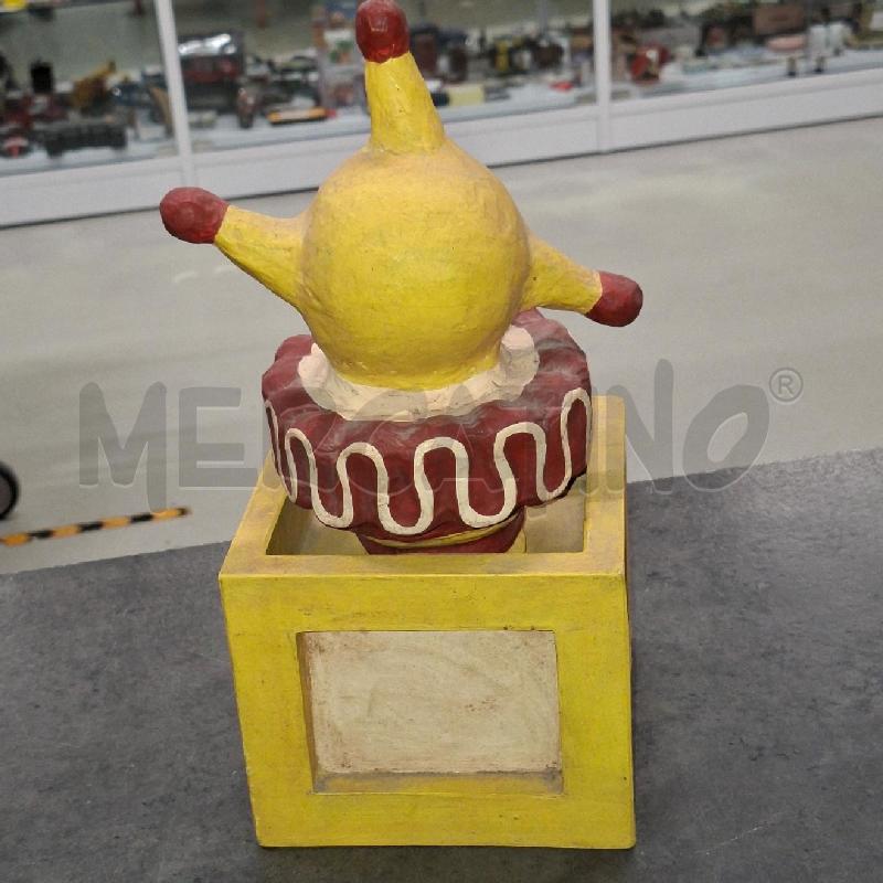 GIOCATTOLO CLOWN CARTA PESTA ANNI 50  | Mercatino dell'Usato Arcore 4