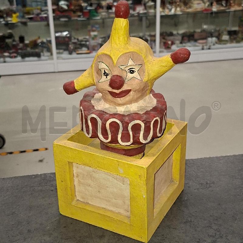 GIOCATTOLO CLOWN CARTA PESTA ANNI 50  | Mercatino dell'Usato Arcore 5