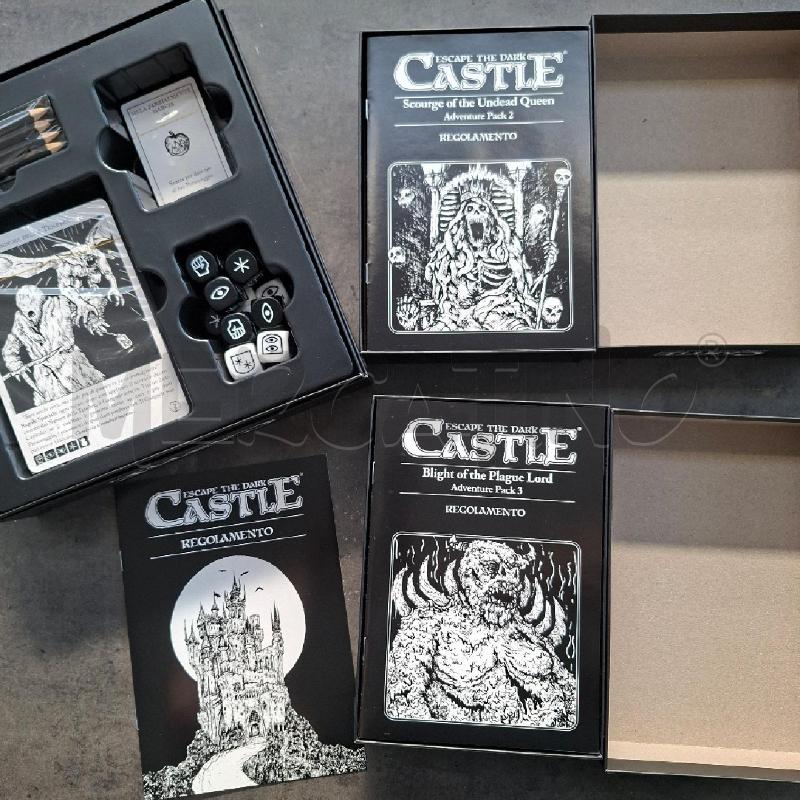 GIOCO ESCAPE THE DARK CASTLE + ADVENTURE PACK 2/3 | Mercatino dell'Usato Arcore 3