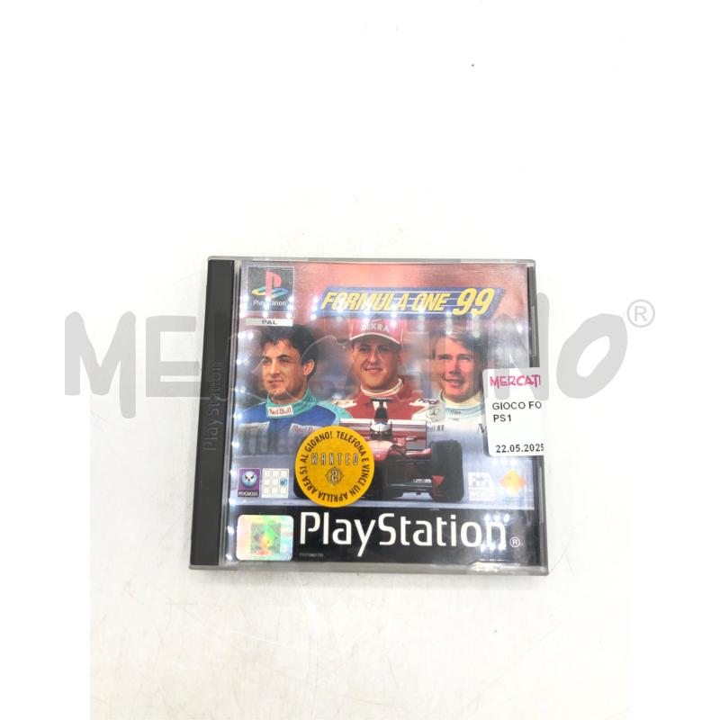 GIOCO FORMULA ONE 99 PS1 | Mercatino dell'Usato Arcore 1