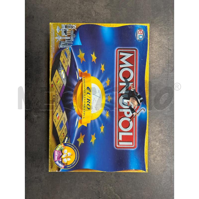 GIOCO MONOPOLY EDIZIONE CELEBRATIVA EURO | Mercatino dell'Usato Arcore 1