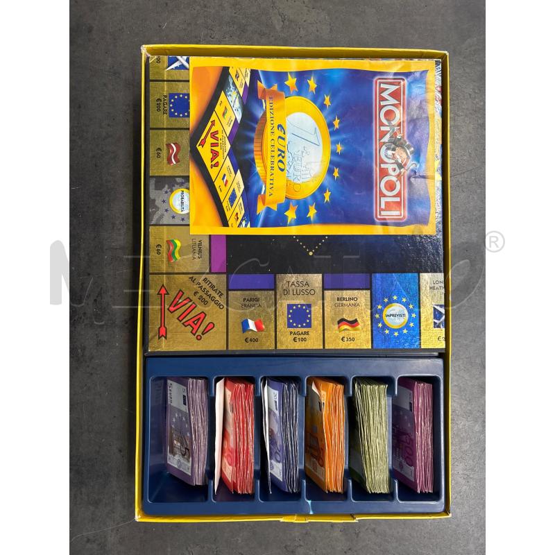 GIOCO MONOPOLY EDIZIONE CELEBRATIVA EURO | Mercatino dell'Usato Arcore 2