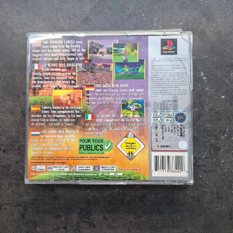 GIOCO PS1 SPYRO PLATINUM | Mercatino dell'Usato Arcore 4
