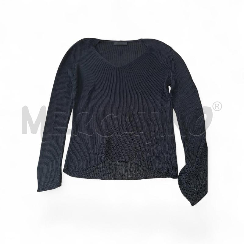 GOLFINO DONNA PRADA SETA NERO TG S M | Mercatino dell'Usato Arcore 1