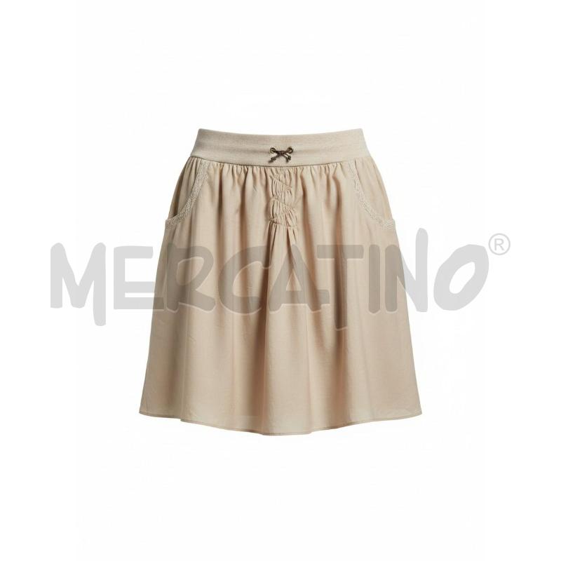GONNA BRUNELLO CUCINELLI BEIGE SETA COTONE TG M | Mercatino dell'Usato Arcore 1
