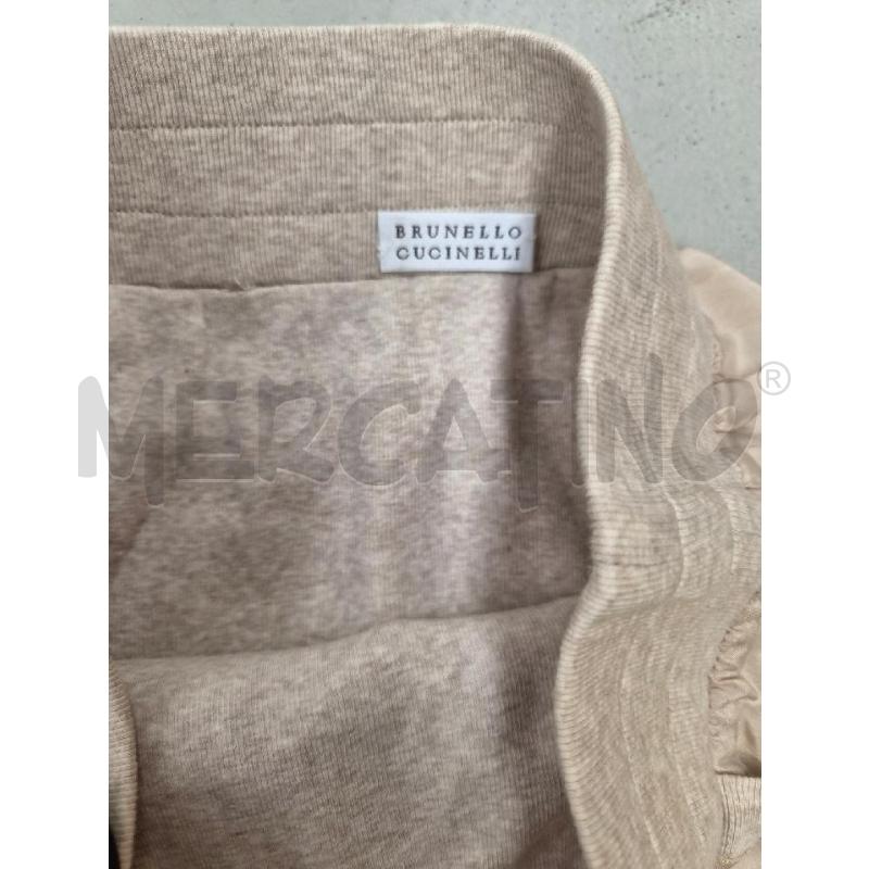 GONNA BRUNELLO CUCINELLI BEIGE SETA COTONE TG M | Mercatino dell'Usato Arcore 3