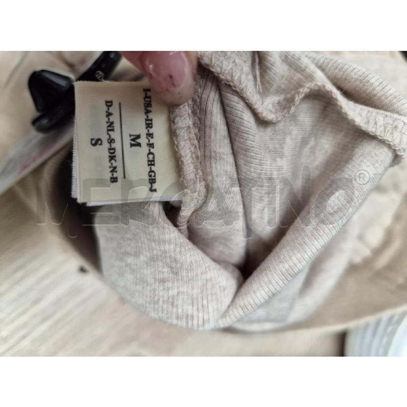 GONNA BRUNELLO CUCINELLI BEIGE SETA COTONE TG M | Mercatino dell'Usato Arcore 4