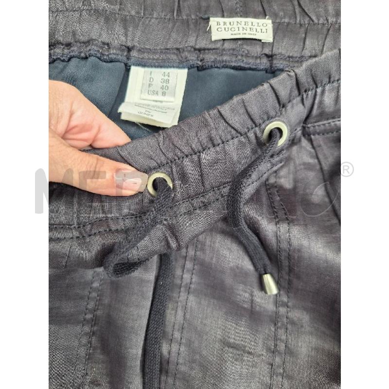 GONNA BRUNELLO CUCINELLI BLU TG 44 COTONE | Mercatino dell'Usato Arcore 3