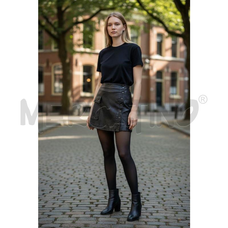 GONNA BURBERRY NERA PELLE TG 36 | Mercatino dell'Usato Arcore 1
