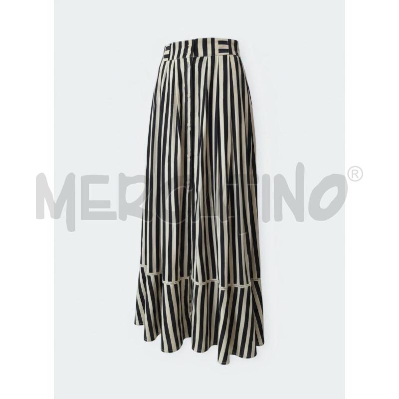 GONNA MAX&CO BEIGE NERO A RIGHE TG S | Mercatino dell'Usato Arcore 1