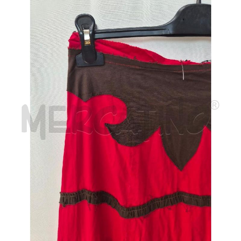 GONNA MEZZO ROSSA E MARRONE | Mercatino dell'Usato Arcore 3