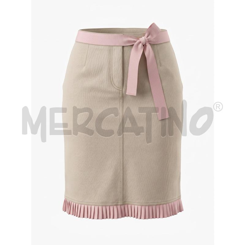 GONNA RED VALENTINO BEIGE TG 42 | Mercatino dell'Usato Arcore 1