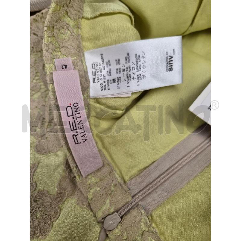 GONNA RED VALENTINO VERDE PIZZO TG 42 | Mercatino dell'Usato Arcore 3