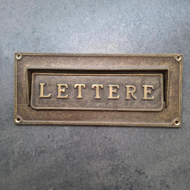 IMBUCA LETTERE OTTONE | Mercatino dell'Usato Arcore 1