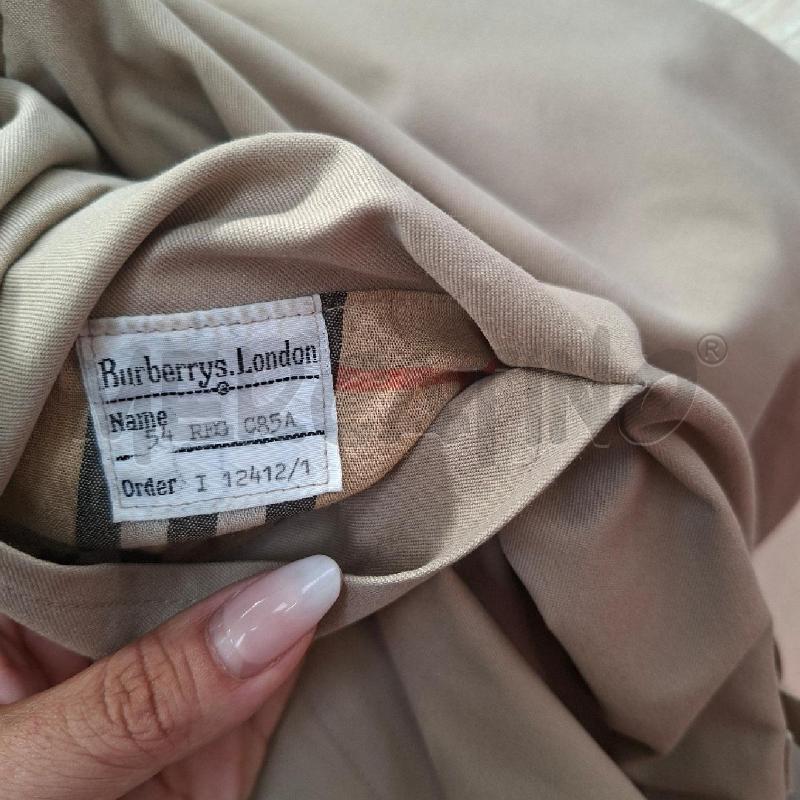 IMPERMEABILE UOMO BURBERRYS BEIGE TG 54 | Mercatino dell'Usato Arcore 4