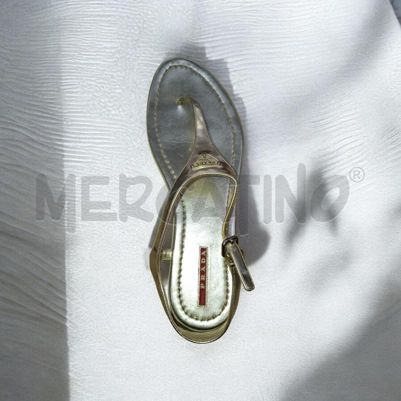 INFRADITO DONNA PRADA DORATE N  41 | Mercatino dell'Usato Arcore 1