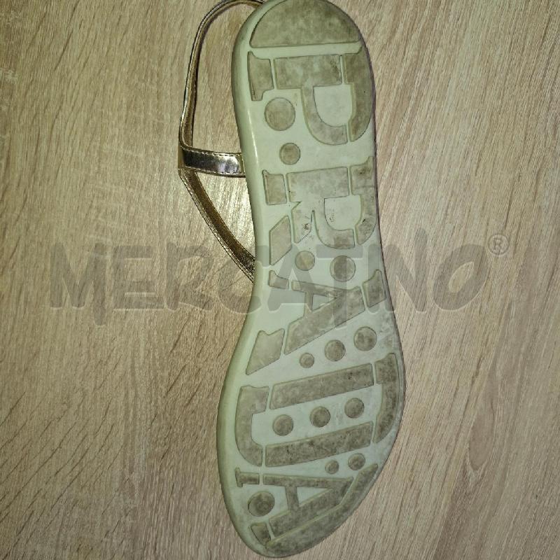 INFRADITO DONNA PRADA DORATE N  41 | Mercatino dell'Usato Arcore 3