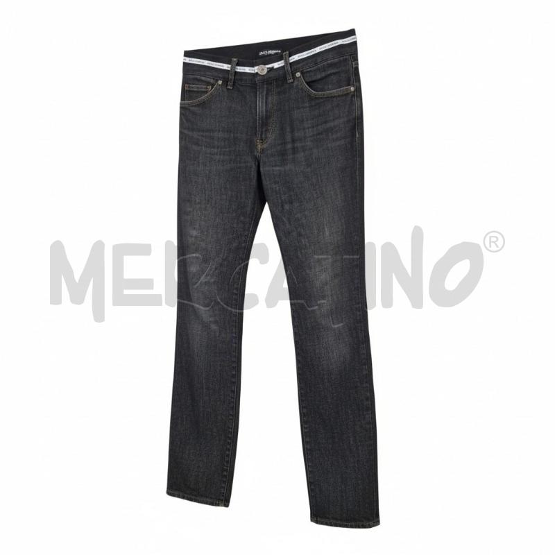 JEANS DONNA DOLCE&GABBBANA NERO RIGA LATERALE TG 40 | Mercatino dell'Usato Arcore 1