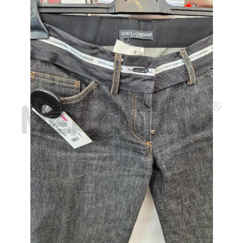 JEANS DONNA DOLCE&GABBBANA NERO RIGA LATERALE TG 40 | Mercatino dell'Usato Arcore 2