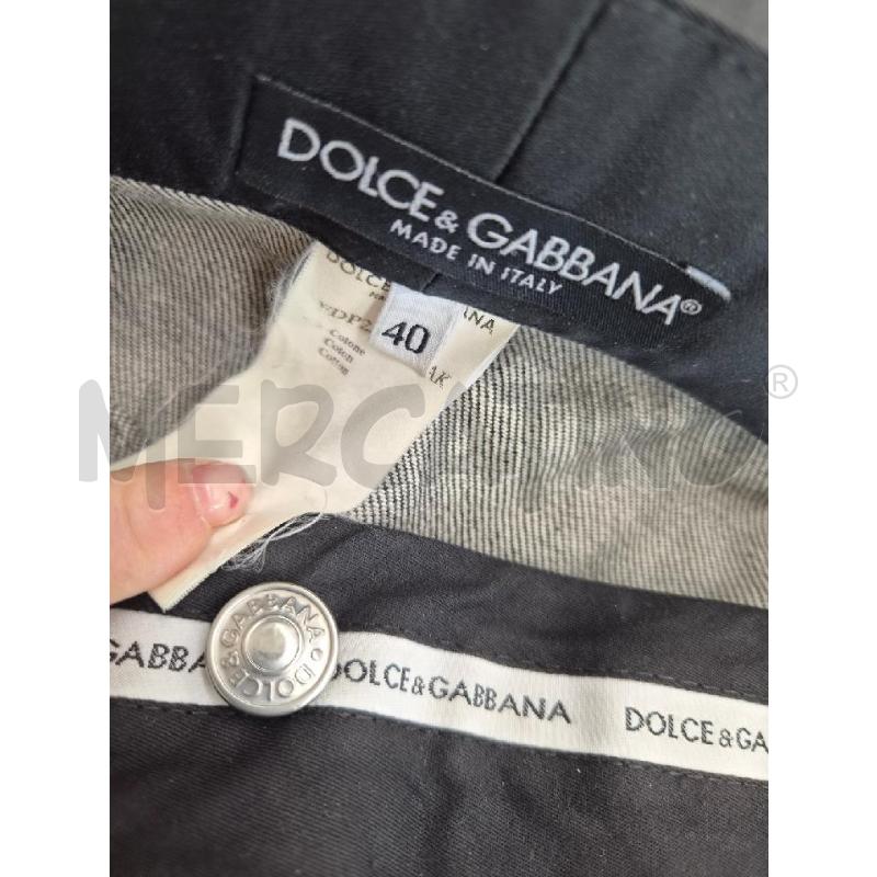 JEANS DONNA DOLCE&GABBBANA NERO RIGA LATERALE TG 40 | Mercatino dell'Usato Arcore 4