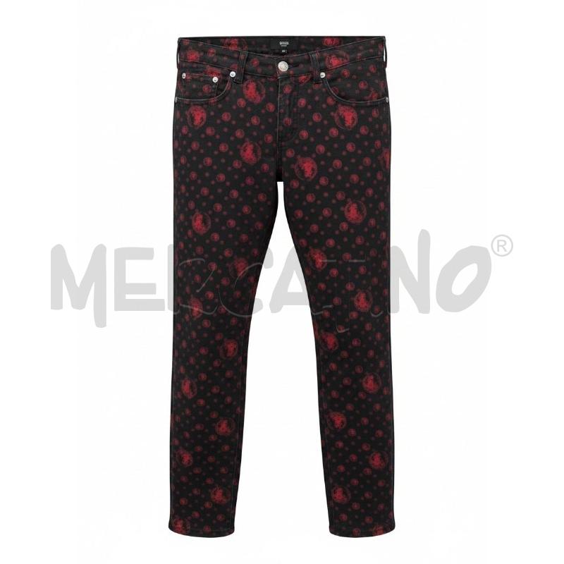 JEANS UOMO VERSACE NERO ROSSO | Mercatino dell'Usato Arcore 1