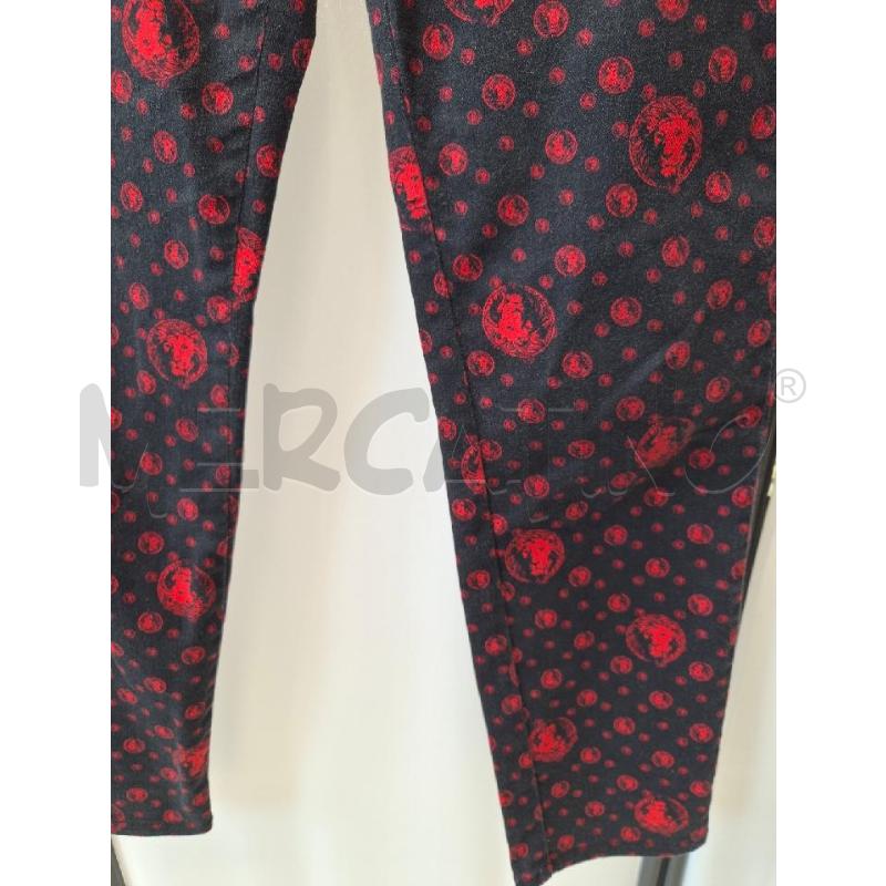 JEANS UOMO VERSACE NERO ROSSO | Mercatino dell'Usato Arcore 3