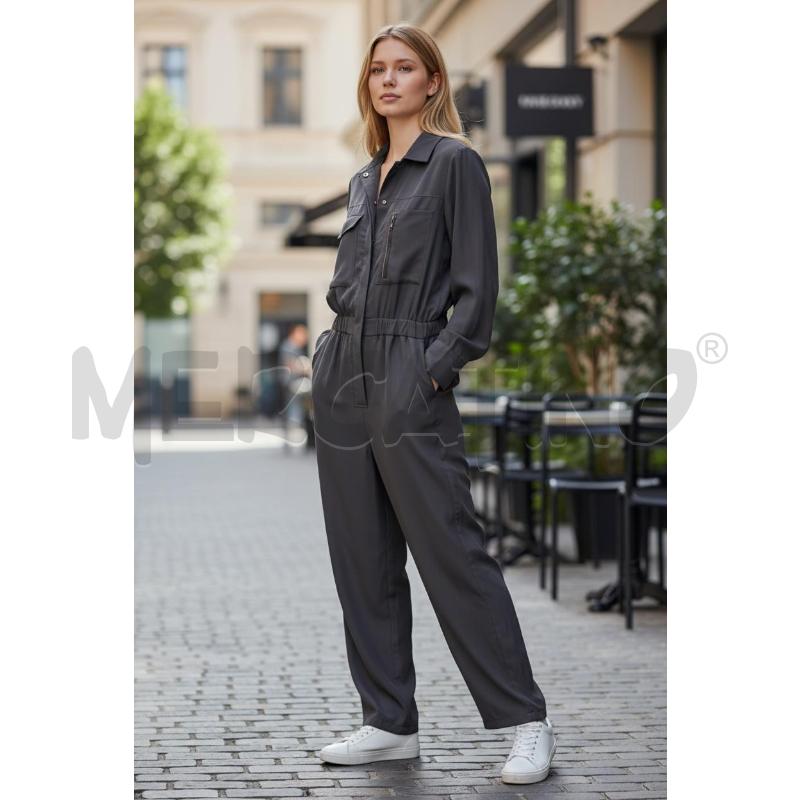 JUMPSUIT BRUNELLO CUCINELLI GRIGIA TG M NEW 100% SETA  | Mercatino dell'Usato Arcore 1