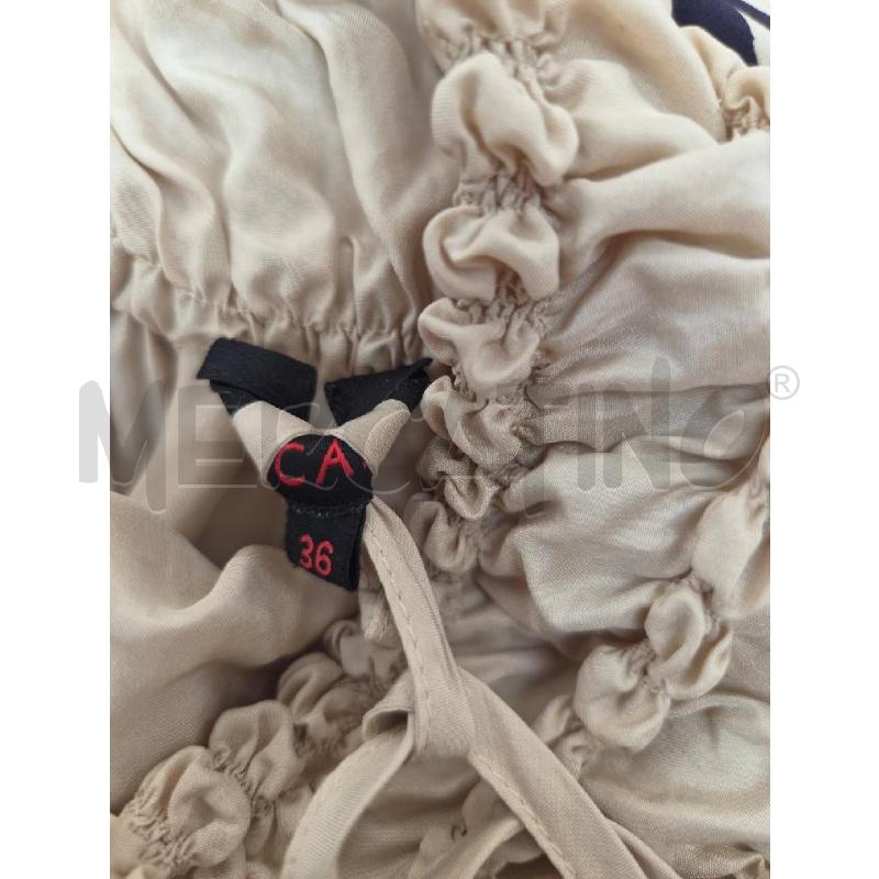 JUMPSUIT ESCADA TG 36 BLU BEIGE  | Mercatino dell'Usato Arcore 4
