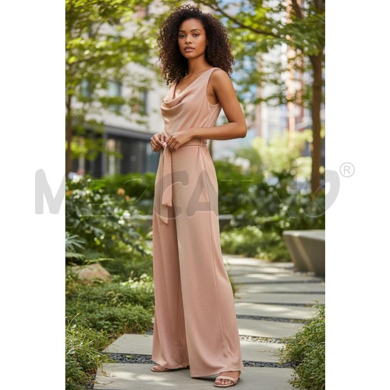 JUMPSUIT EVENT OKYACOKY ROSA LUREX TG 40 | Mercatino dell'Usato Arcore 1