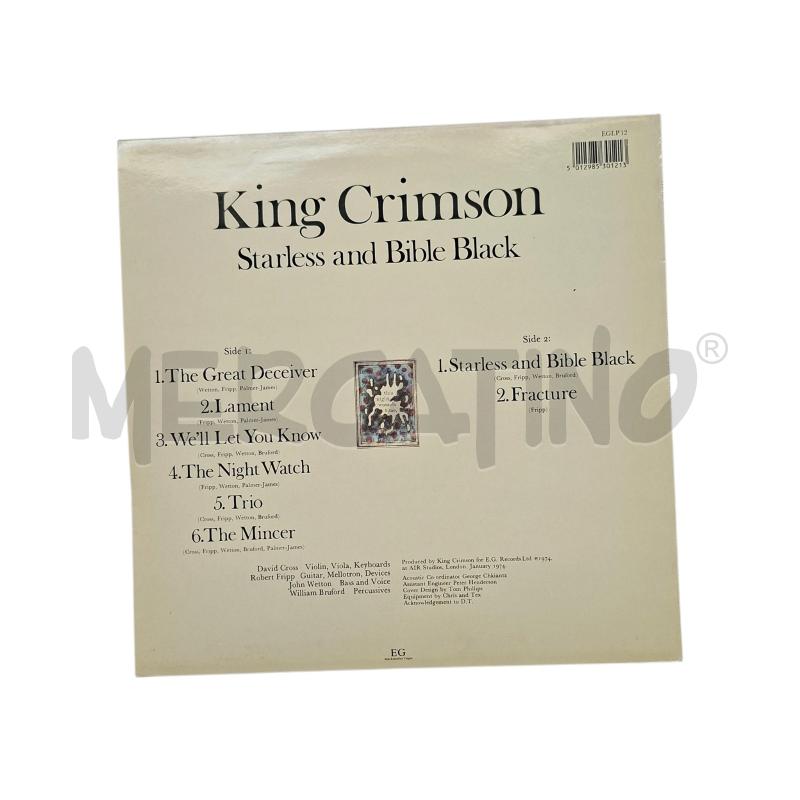 KING CRIMSON - STARLESS AND BIBLE BLACK | Mercatino dell'Usato Arcore 3