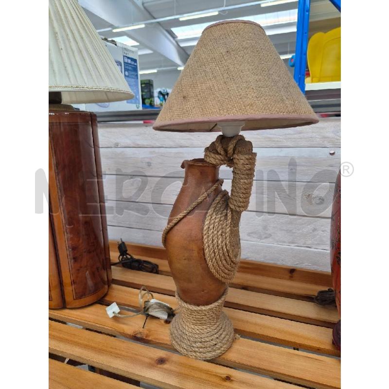 LAMPADA A BROCCA CON CORDA  | Mercatino dell'Usato Arcore 1