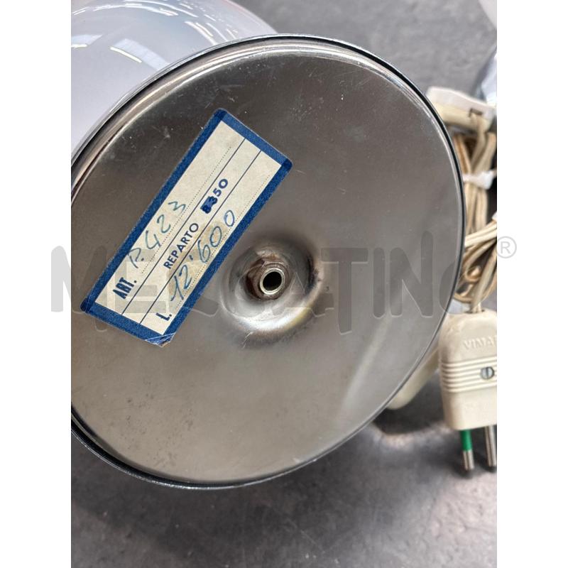 LAMPADA A COPPIA STILE MAZZEGA VETRO BIANCO ARANCIONE | Mercatino dell'Usato Arcore 4
