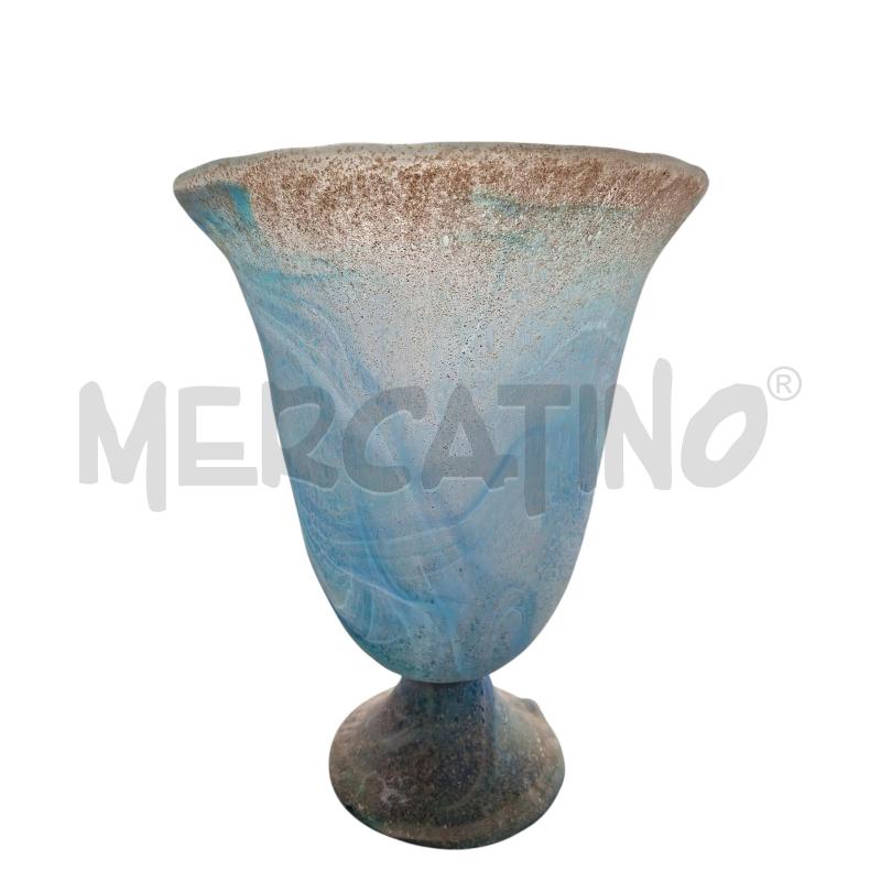 LAMPADA DA TAVOLO VETRO MURANO AZZURRA | Mercatino dell'Usato Arcore 5
