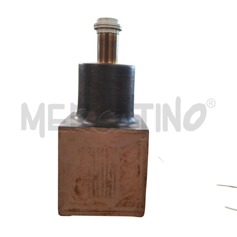 LAMPADA GAMBONE ITALY BASE CUBICA MARRONE E BEIGE  | Mercatino dell'Usato Arcore 2