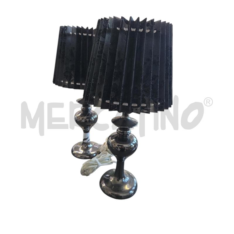 LAMPADA PARALUME NERO A FIORI PAN TAV 381  | Mercatino dell'Usato Arcore 1
