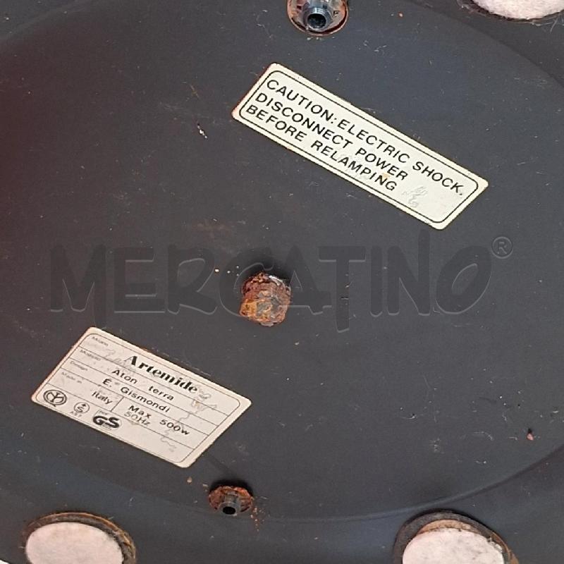 LAMPADA PIANTANA ARTEMIDE ATON TERRA NERA | Mercatino dell'Usato Arcore 1