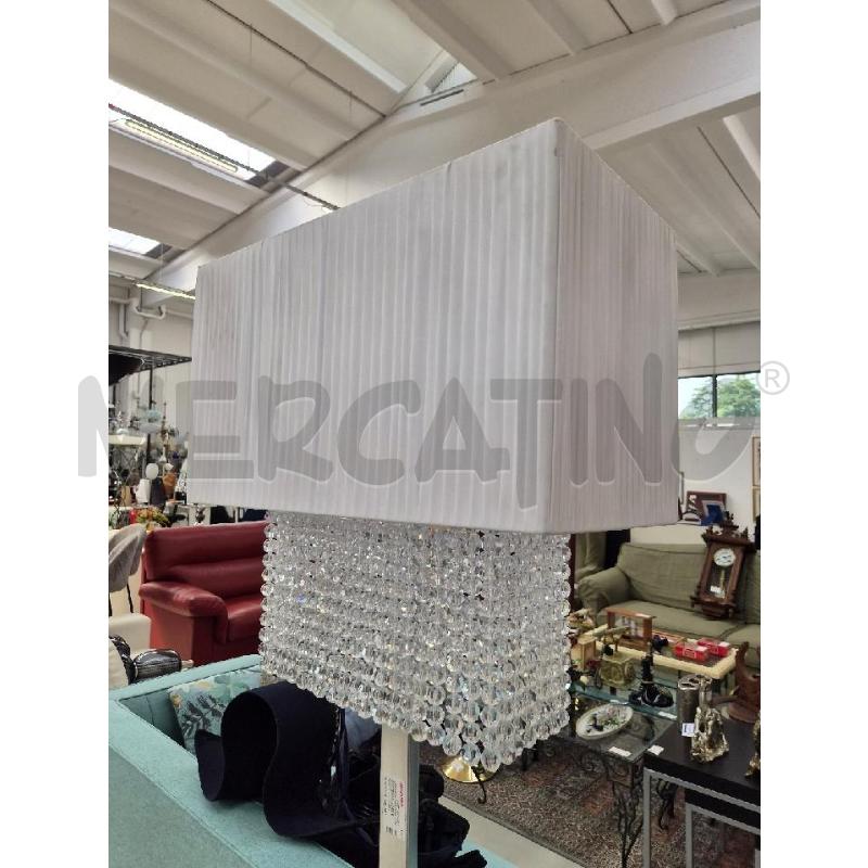 LAMPADA PIANTANA CON GOCCE PARALUME BIANCO | Mercatino dell'Usato Arcore 1