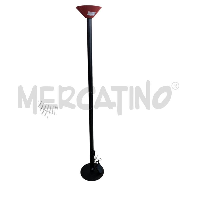 LAMPADA PIANTANA P.U.K MADE IN ITALY ROSSA NERA | Mercatino dell'Usato Arcore 1