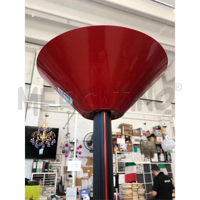 LAMPADA PIANTANA P.U.K MADE IN ITALY ROSSA NERA | Mercatino dell'Usato Arcore 2