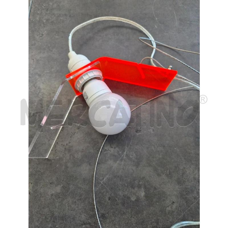 LAMPADA SOSPESA FONTANA ARTE ARANCIO TRASPARENTE  | Mercatino dell'Usato Arcore 2