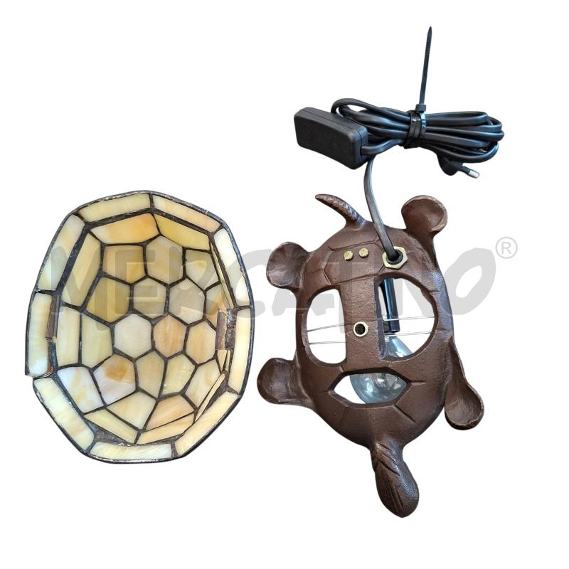LAMPADA TARTARUGA STILE TIFFANY CON DIFETTO  | Mercatino dell'Usato Arcore 3