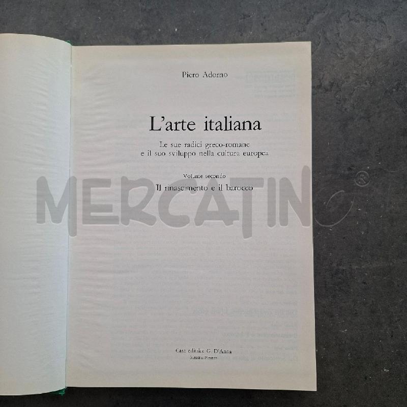 L'ARTE ITALIANA II - ADORNO | Mercatino dell'Usato Arcore 2