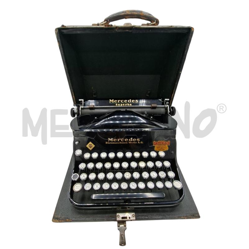 MACCHINA DA SCRIVERE MERCEDES SUPERBA CON CUSTODIA E ROTOLINI | Mercatino dell'Usato Arcore 1