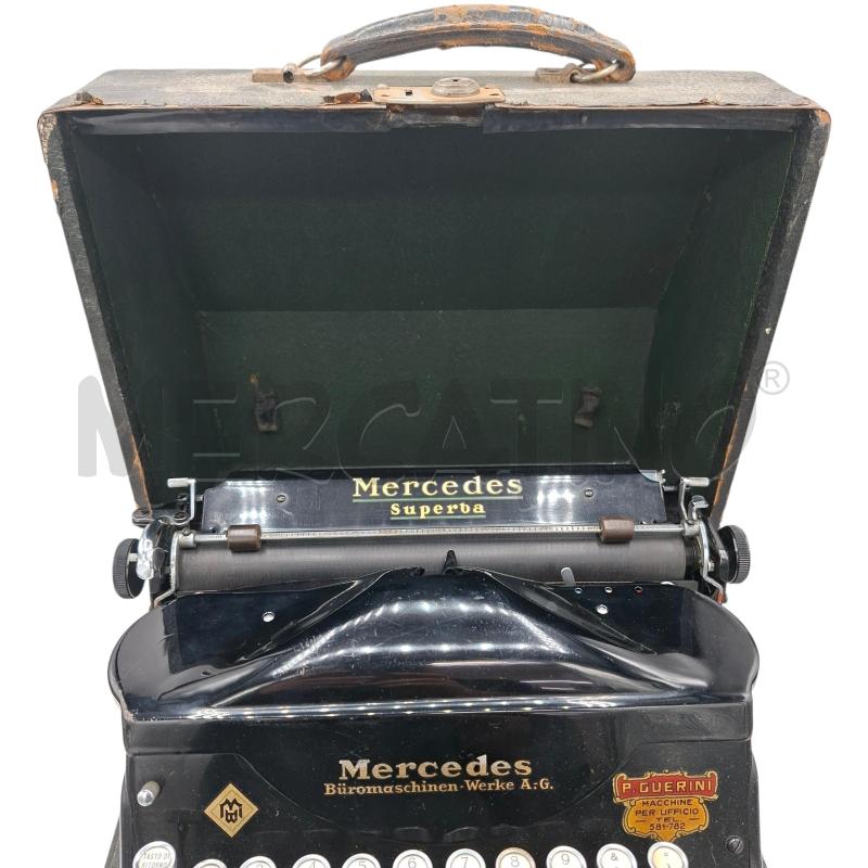 MACCHINA DA SCRIVERE MERCEDES SUPERBA CON CUSTODIA E ROTOLINI | Mercatino dell'Usato Arcore 2