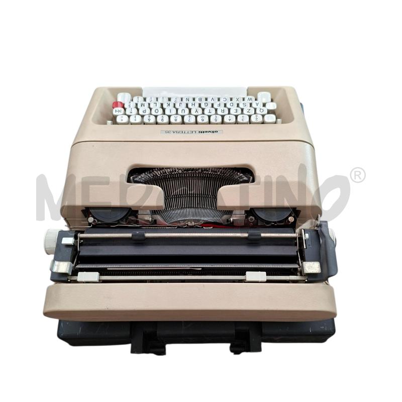 MACCHINA DA SCRIVERE OLIVETTI LETTERA 35 BEIGE  | Mercatino dell'Usato Arcore 3